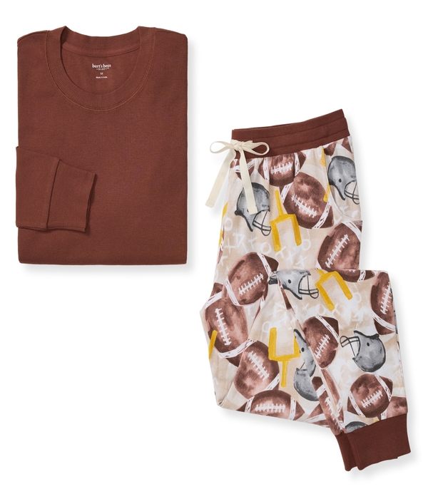 Football Season Organic Matching Family Pajamas
