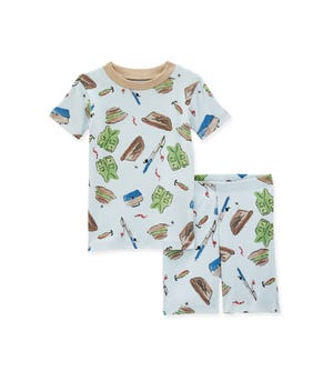 Gone Fishin' Organic Kids Snug Fit Pajamas