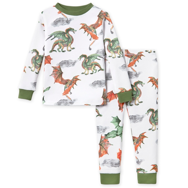 Dragons Organic Cotton Snug Fit Pajamas