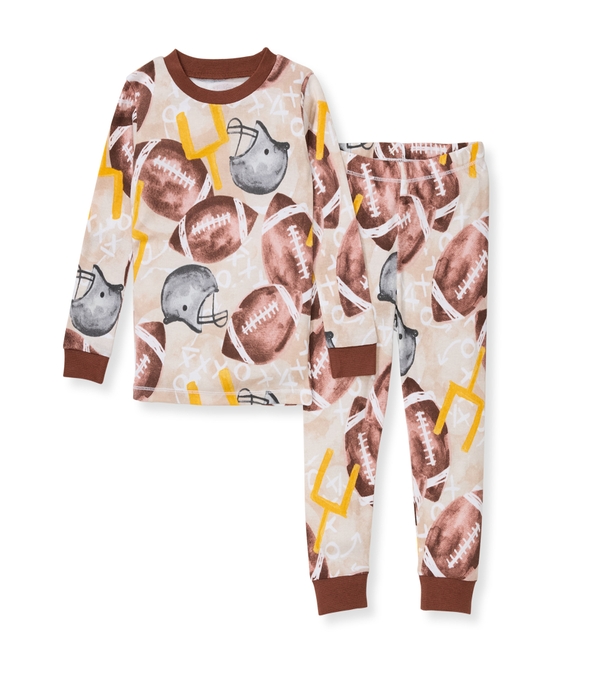 Football Season Organic Matching Family Pajamas
