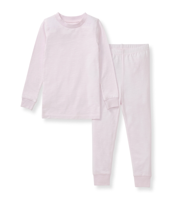 Honeysoft™ Waffle Thermal Kids Girl Pajamas - Sweet Lavender
