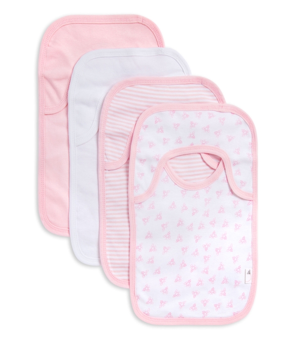 Bee Essentials Organic Baby Bibs Set Of 4