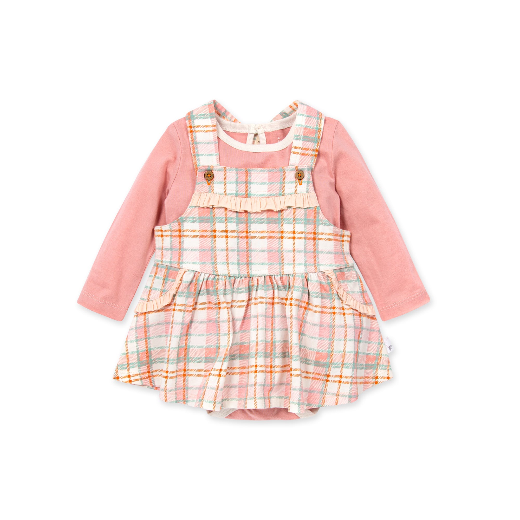 tartan baby dress