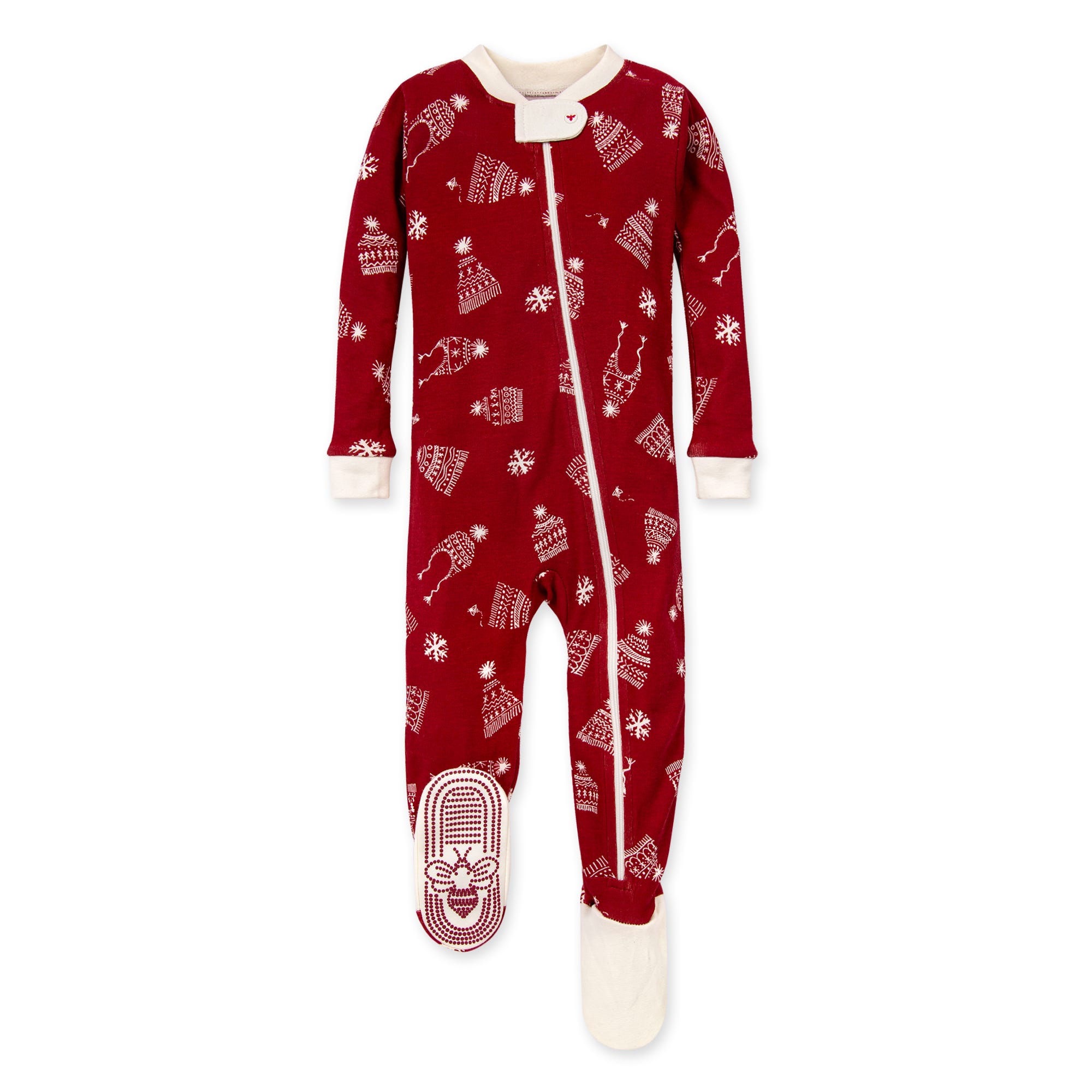 Burt's Bees Toddler Pajama 2pc Set Candy Cane Christmas Organic Cotton 3T NWT 