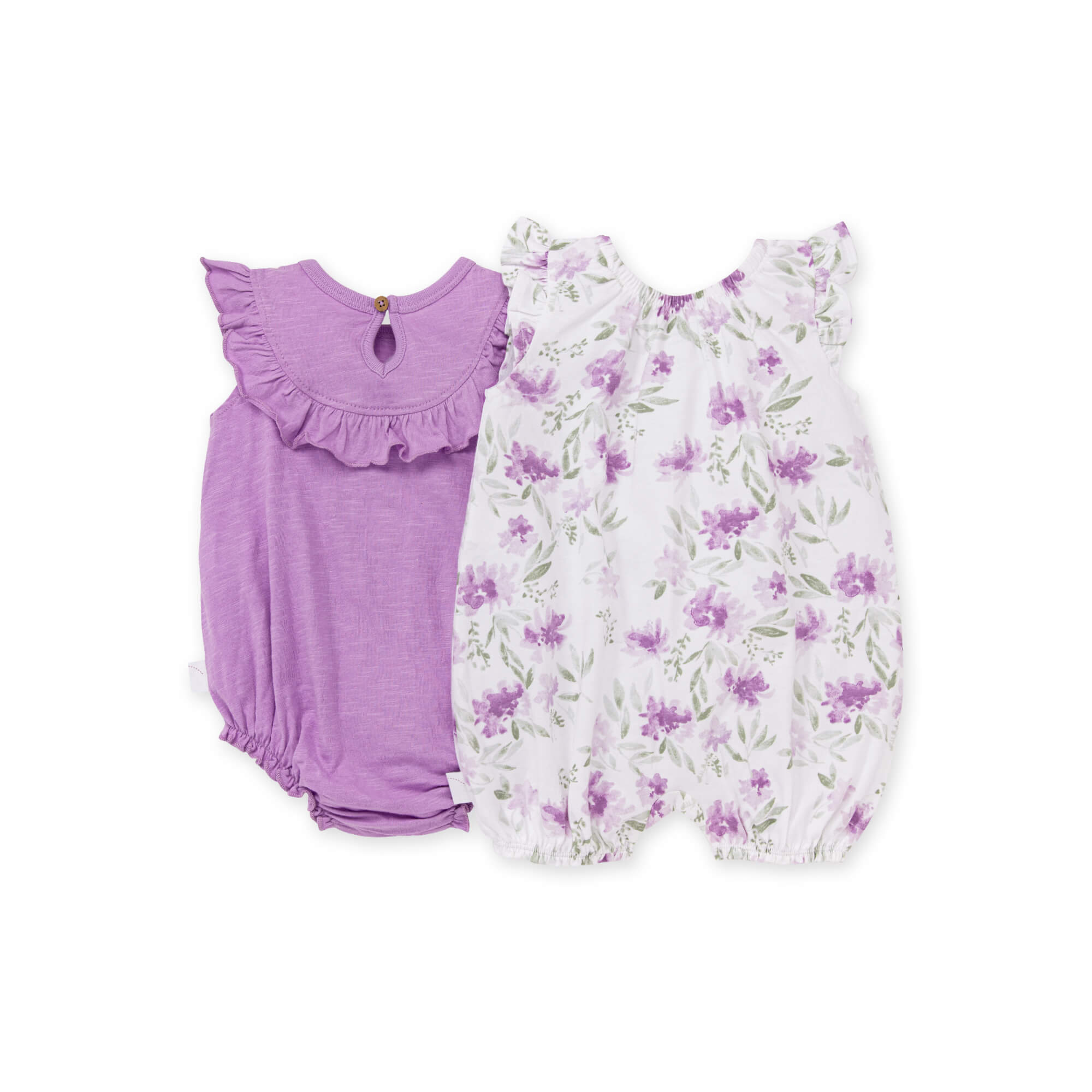 Burts Bees Baby Girl Organic Bubble Dress Bloomers Size 6 9 12 Months Mauve Pink 