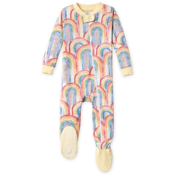 Retro Rainbow Snug Fit Organic Pajamas