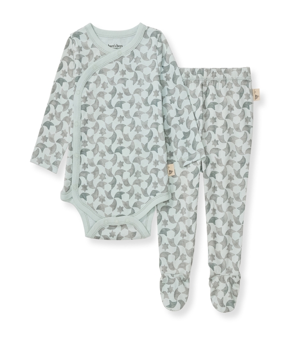 Starry Chalet Bodysuit & Pant Set - Cloudy