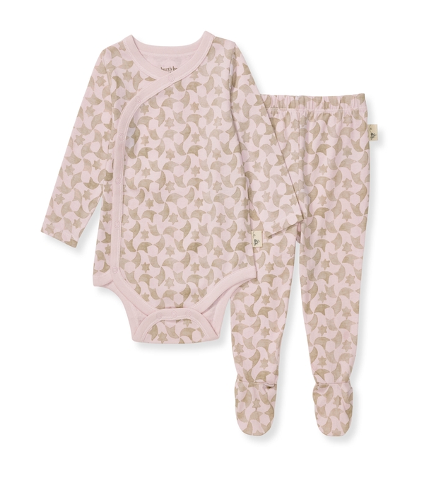 Starry Chalet Bodysuit & Pant Set - Chalky Pink