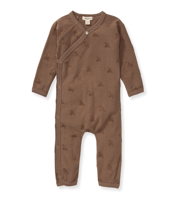 Raised Terry Bee Neutral Jumpsuit