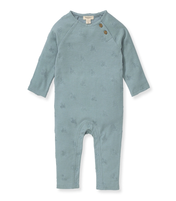 Raised Terry Bee Baby Boy Jumpsuit