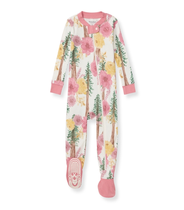 Redwood Floral Organic Cotton Pajamas