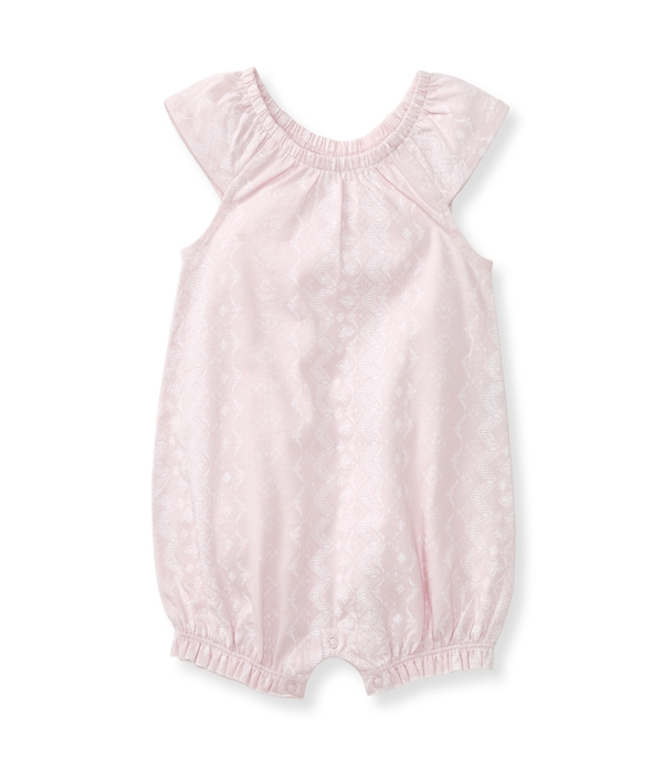 Brave Bandana Organic Baby Girl Bubble Romper