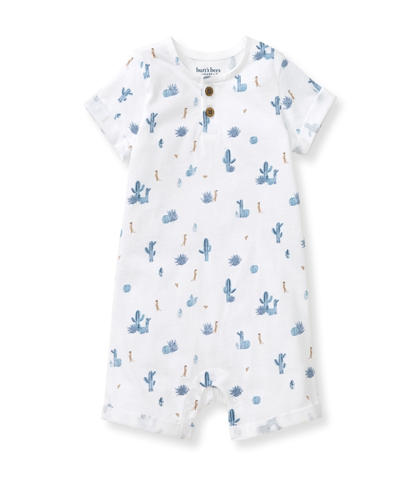 Desert Life Organic Cotton Baby Boy Romper