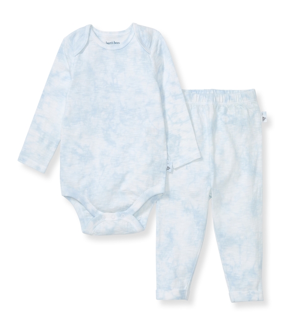 Desert Tie Dye Organic Cotton Boy Bodysuit Set