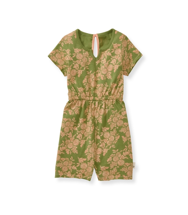 Vibrant Garden Baby Girl Romper