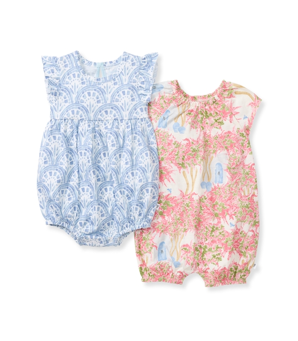Ocean Gems Baby Girl Romper 2 Pack Set