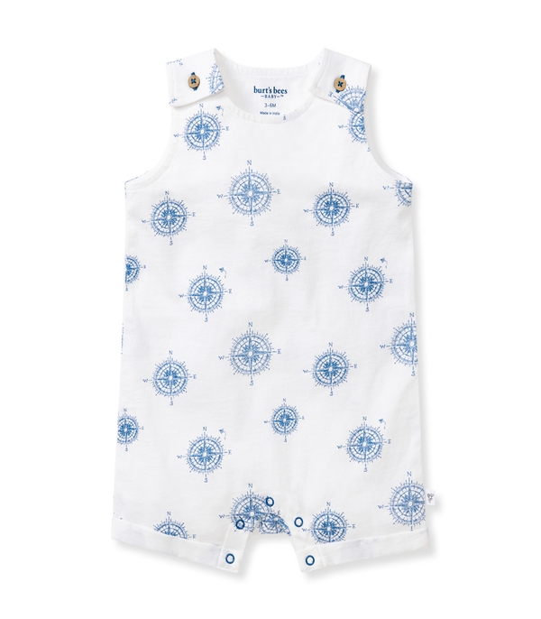 Little Explorer Organic Baby Boy Romper