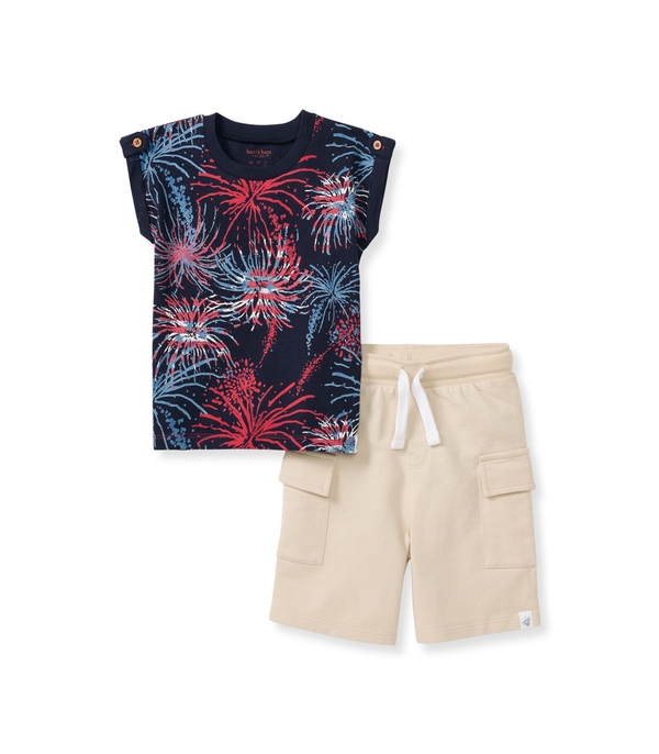 Celebrate America Baby Boy Top & Shorts Set