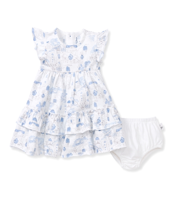 Santorini Baby Girl Dress & Diaper Cover