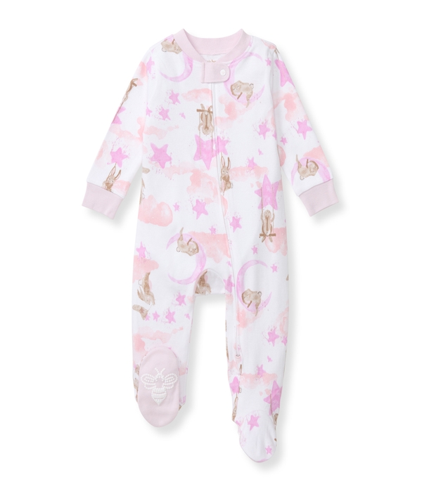 Stardust Bunnies Organic Cotton Sleep & Play - Crocus