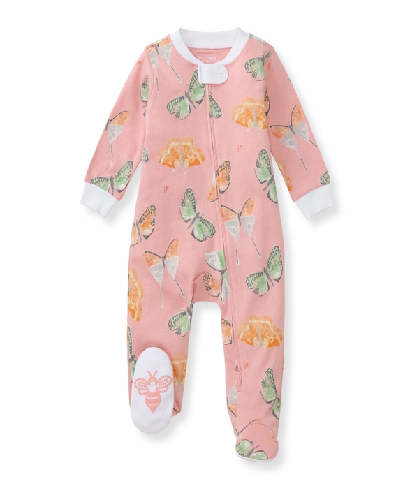 Desert Moths Organic Baby Girl Pajamas