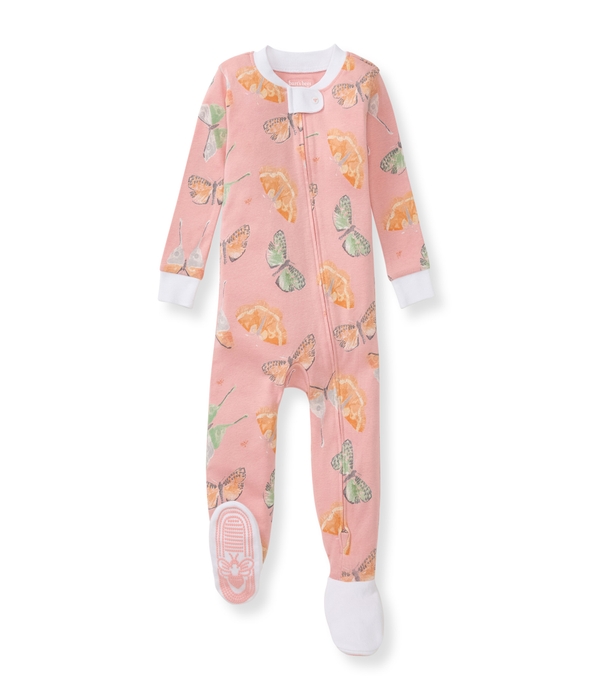 Desert Moths Organic Baby Girl Pajamas