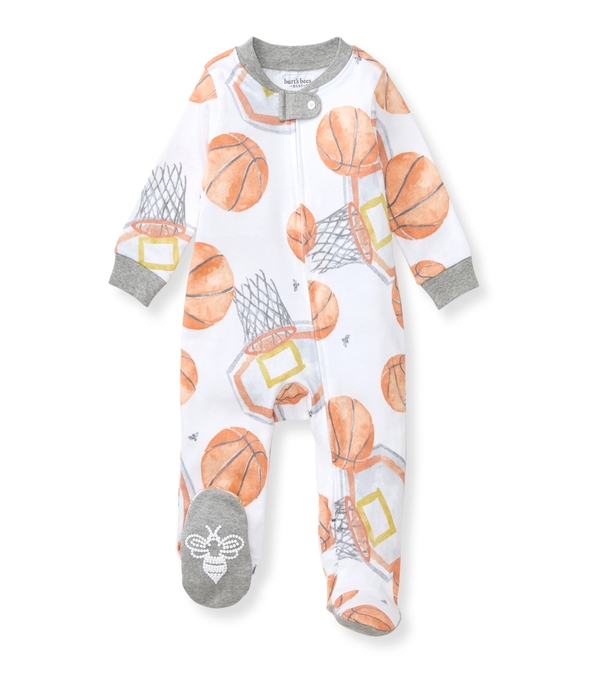 Basketball Organic Baby Pajamas