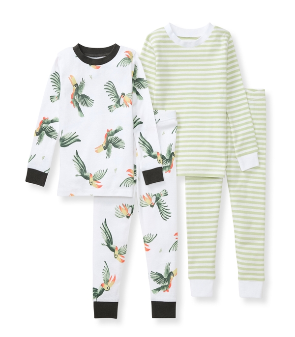 Toucan Organic Baby Pajamas - 2 Pack