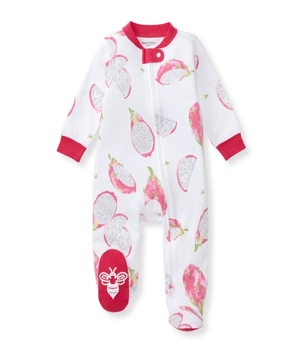 Dragon Fruit Organic Baby Girl Pajamas