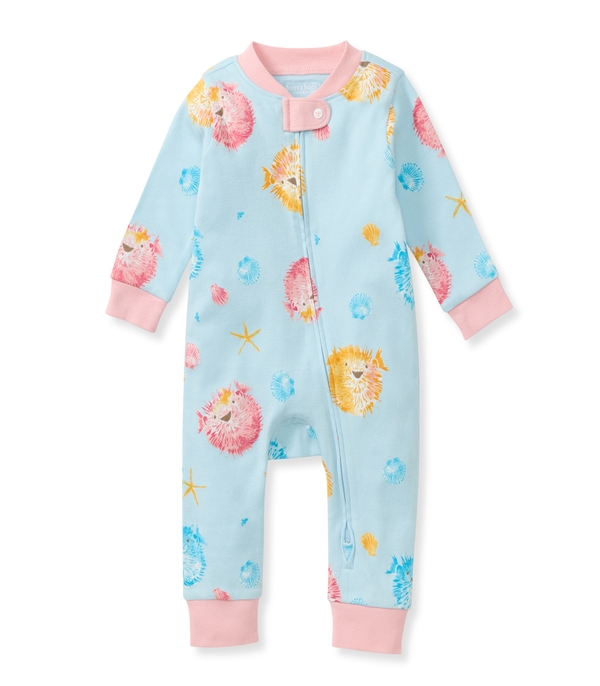 Puffer FIsh Organic Cotton Baby Pajamas