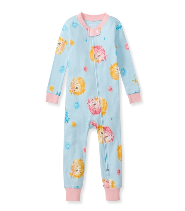 Puffer FIsh Organic Cotton Baby Pajamas