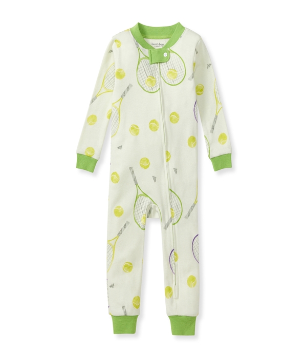 Tennis Organic Cotton Baby Pajamas