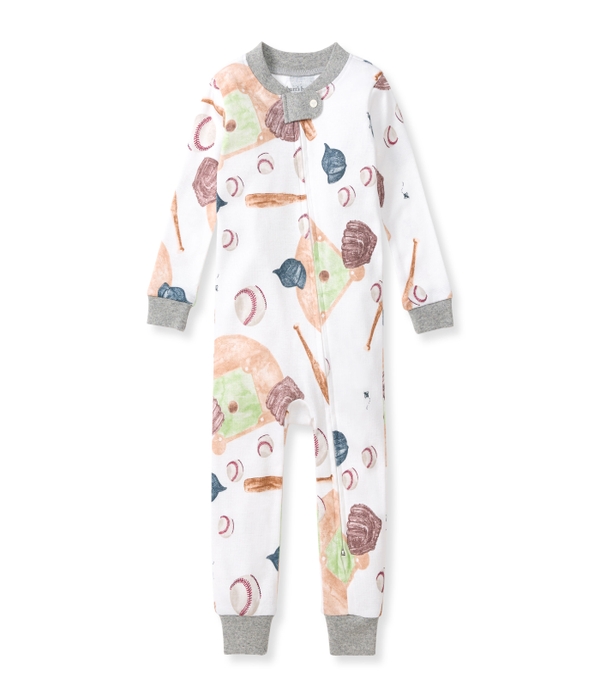 Baseball Organic Cotton Baby Pajamas