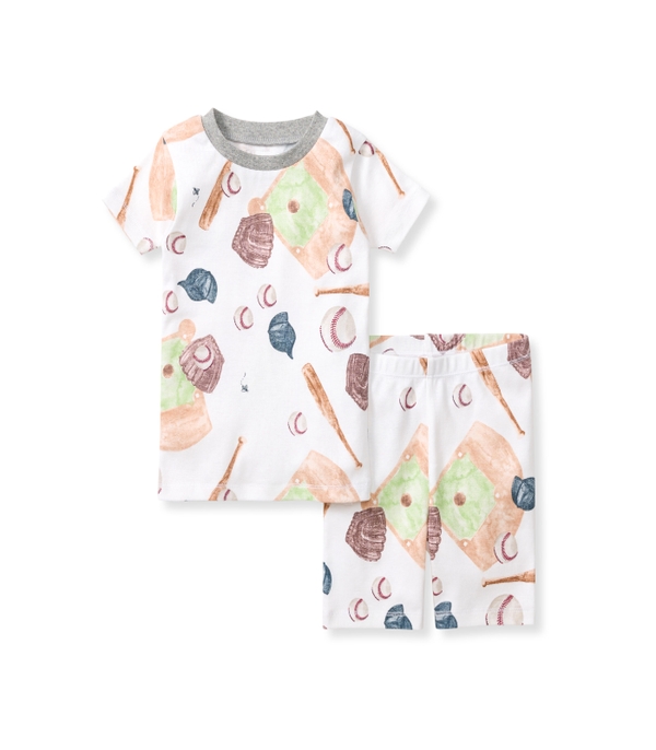 Baseball Organic Cotton Baby Pajamas