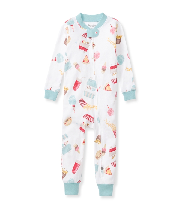 Game Day Eats Organic Cotton Baby Pajamas