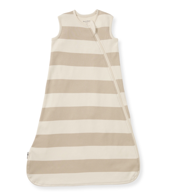 Rugby Stripe Organic Lightweight Beekeeper™ Wearable Baby Blanket - Oat
