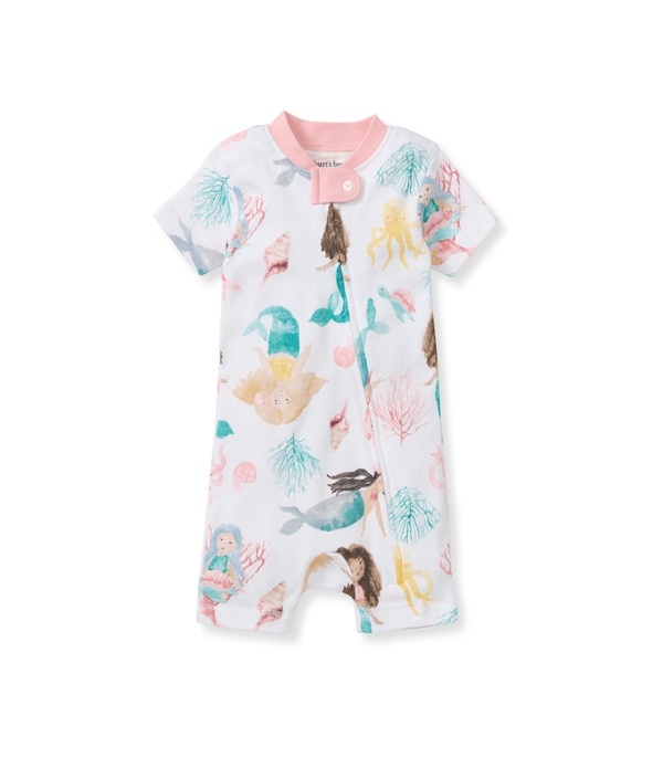 Magical Mermaids Organic Baby Sleeper Romper