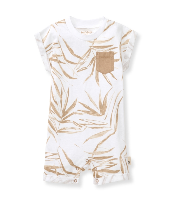 Shady Palms Organic Baby Boy Romper