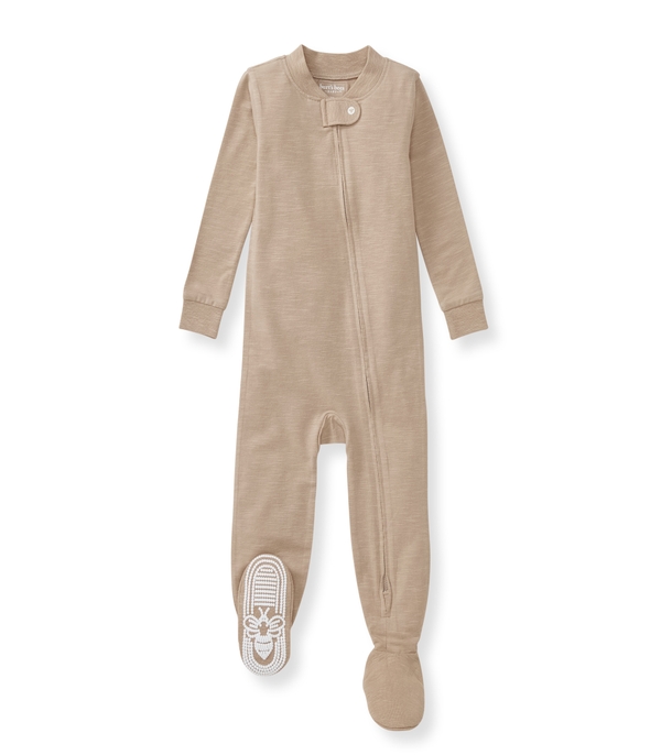 Honeysoft™ Waffle Thermal Baby Pajamas - Dust
