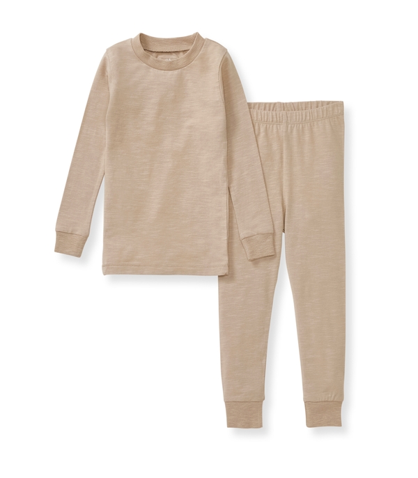 Honeysoft™ Waffle Thermal Baby Pajamas - Dust