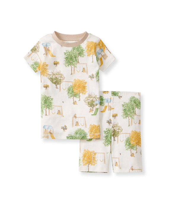 At The Playground Organic Short Sleeve Pajamas