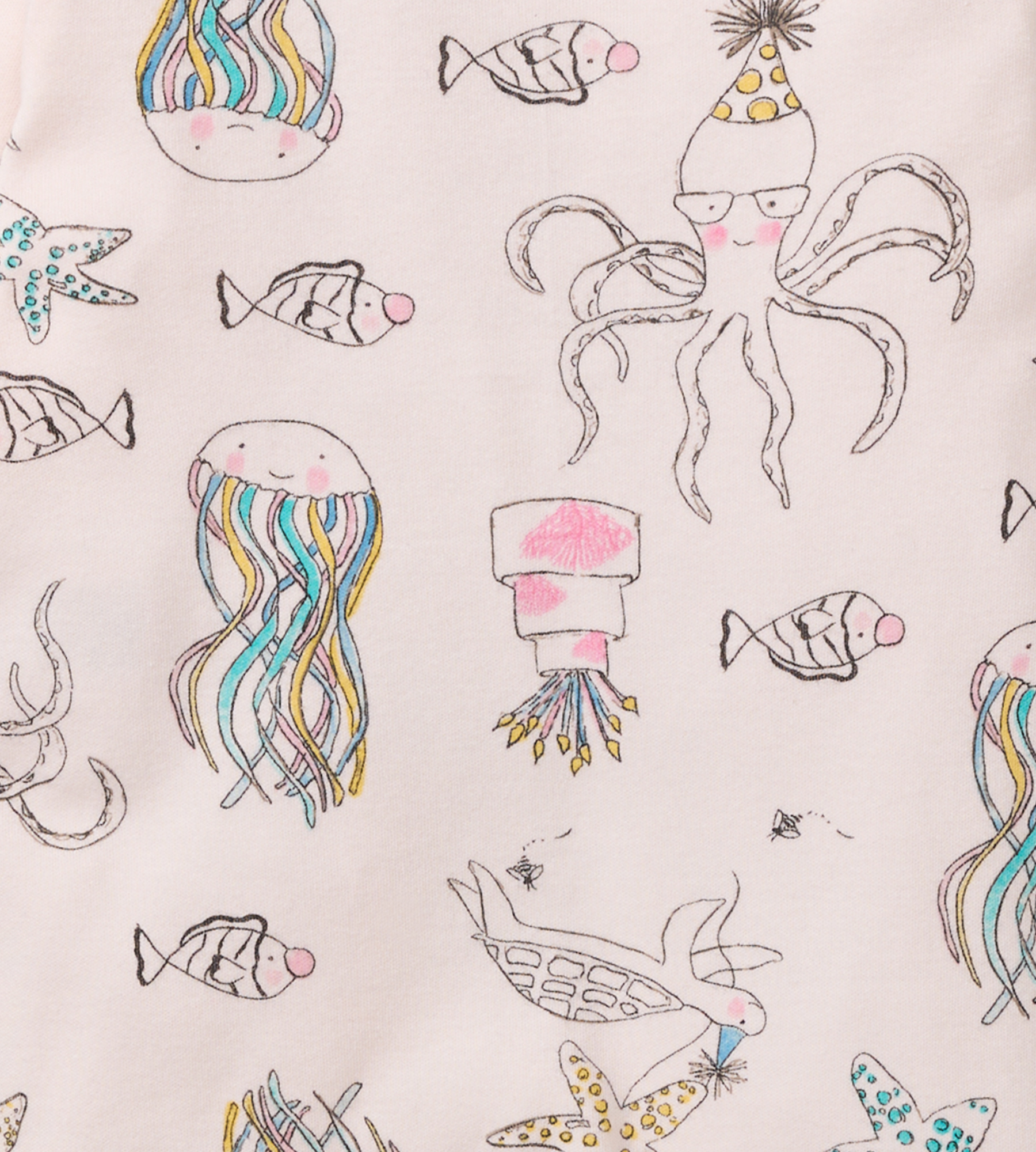 Product image for Sea-lebration Organic Cotton Baby Pajamas