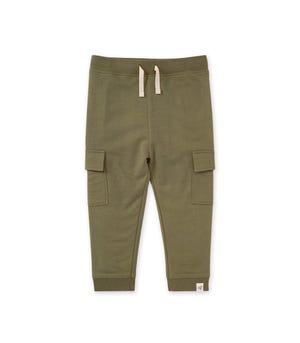 French Terry Organic Cotton Cargo Pant