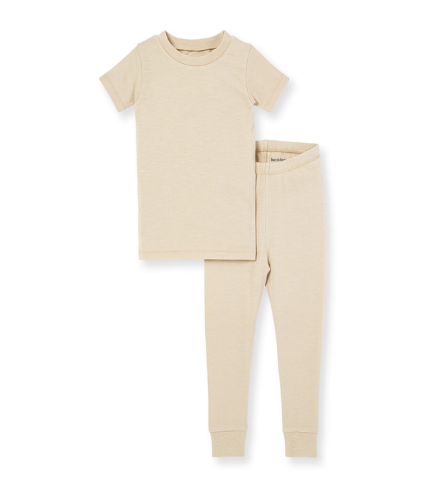 Honeysoft™ Pajamas Tee &  Pant PJ Set- Fossil - Front