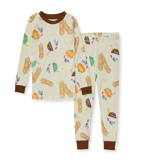 Gelato & Cannoli Organic Cotton Pajamas
