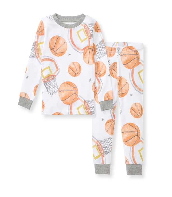 Basketball Organic Toddler Pajamas