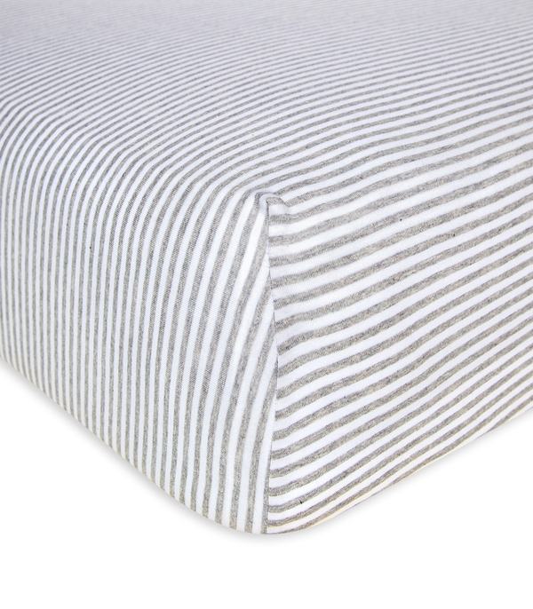 Classic Stripe Organic Cotton BEESNUG® Fitted Crib Sheet