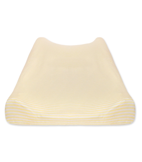 Classic Stripe Organic Cotton BEESNUG® Changing Pad Cover Sunshine One Size