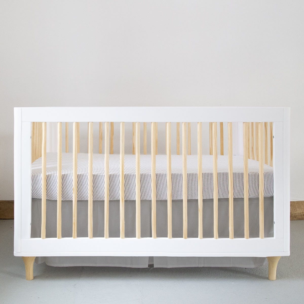 box pleat crib skirt