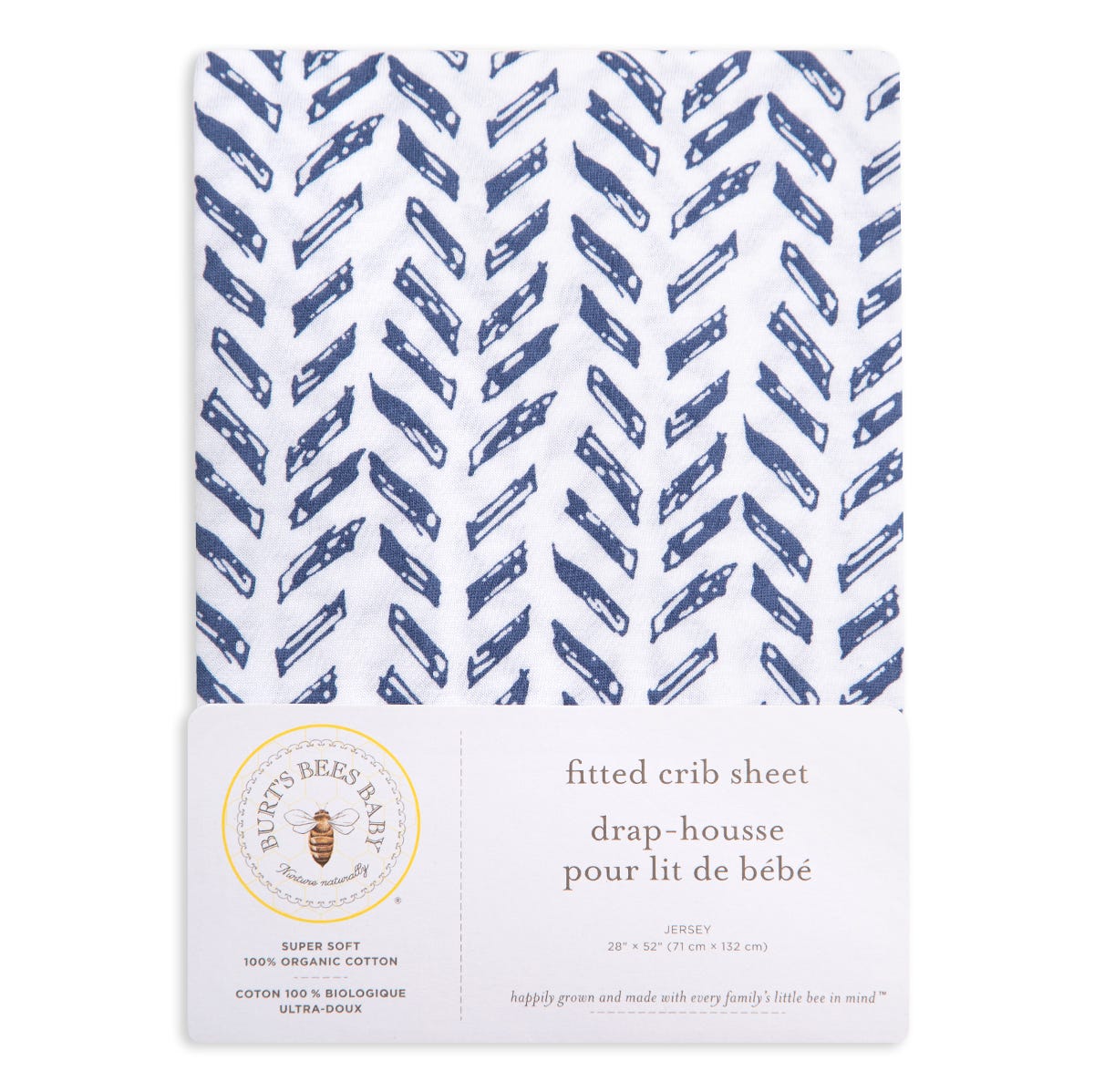 burt's bees baby organic cotton fitted crib sheet
